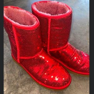 UGGS - Sparkle / Sequin Red